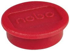 Aimant Nobo 13mm rouge 10 pièces