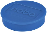 Aimant Nobo 32mm bleu 10 pièces