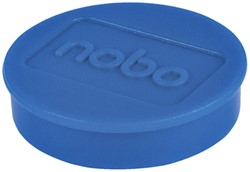 Aimant Nobo 32mm bleu 10 pièces