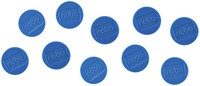 Aimant Nobo 32mm bleu 10 pièces-2