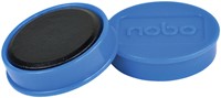 Aimant Nobo 32mm bleu 10 pièces-3