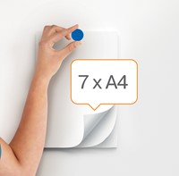 Aimant Nobo 32mm bleu 10 pièces-2