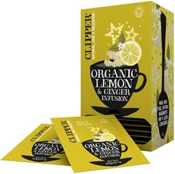 Infusion Clipper Lemon et Ginger Bio 25 sachets
