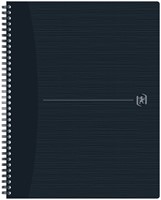 Cahier spirale Oxford Origin A4+ ligné 140 pages 90g noir