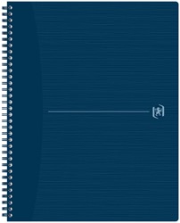 Cahier spirale Oxford Origin A4+ ligné 140 pages 80g bleu