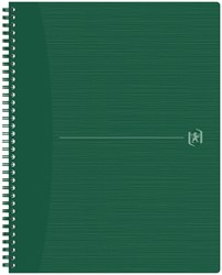Cahier spirale Oxford Origin A4+ ligné 140 pages 80g vert
