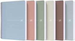 Cahier spirale Oxford My Rec'Up A5 ligné 180 pages 80g assorti