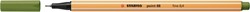 Fineliner STABILO point 88/35 Fin vert mousse