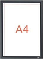 Porte-affiche clipsable Nobo Impression Pro A4 noir-2