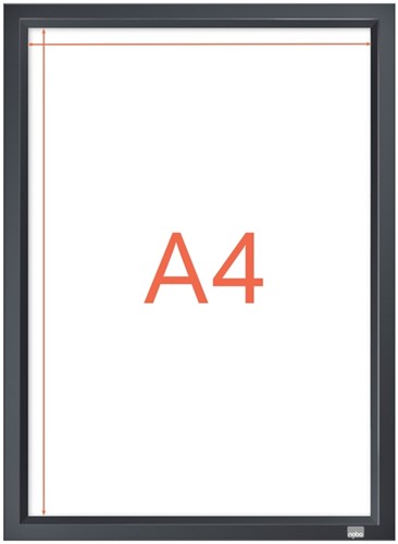 Porte-affiche clipsable Nobo Impression Pro A4 noir-3