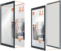 Porte-affiche clipsable Nobo Impression Pro A4 noir-1