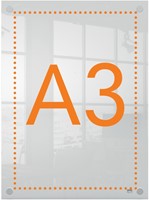 Porte-affiche Nobo Premium Plus A3 acryl mural-3