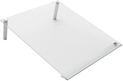 Bloc-notes acrylique Nobo A4 transparent incliné