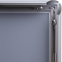 Cadre clipsable Quantore Premium A3 25mm argent-3
