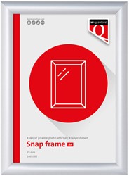 Cadre clipsable Quantore Premium A4 25mm argent