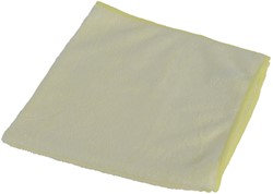 Chiffon microfibre Cleaninq Basic 38x38cm jaune 5 pièces