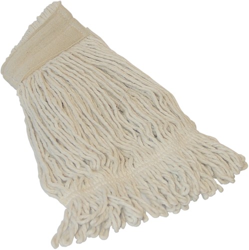 Serpillière à franges Cleaninq avec bande coton bouclé 450g