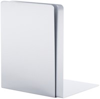 Serre-livres MAUL aluminium 16x15x21cm jeu 2 pièces argent-2