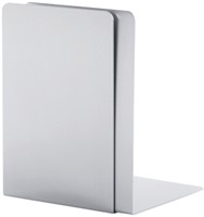 Serre-livres MAUL aluminium 12x12x17,5cm jeu 2 pièces argent-2