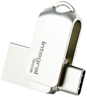 Clé USB 3.0 Integral USB-360-C Dual USB-A 128Go