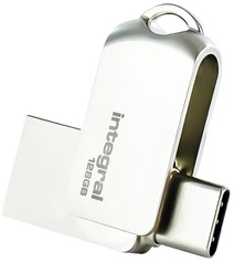 Clé USB 3.0 Integral USB-360-C Dual USB-A 128Go