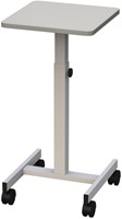 Table d'appoint mobile MAUL 38x38cm hauteur 64-100cm pour 20kg avec frein