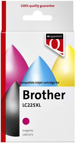 Cartouche d'encre Quantore alternative pour Brother LC225XL rouge