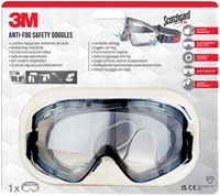 Lunette-masque 3M Anti-fog Safety résistant aux rayures