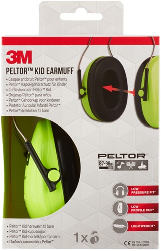 Casque Antibruit Peltor X1 Vert X1A - 3M EPI Protection Auditive - AFS
