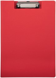 Porte-bloc à rabat MAULbalance A4 portrait carton renforcé dos 8mm rouge