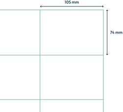 Etiquette Qbasic A4 1000 feuilles 105x74mm 8000 étiquettes