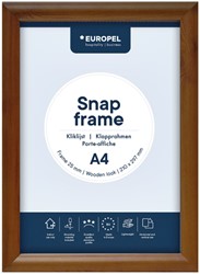Cadre clipsable Europel A4 25mm aspect bois