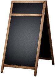 Chevalet de trottoir Europel DELUX 660x1280mm naturel