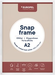 Cadre clipsable Europel A2 25mm blanc mat