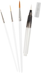 Pinceau Zahn peinture encre alcool set 4 pièces