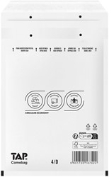Enveloppe à bulles TAP Comebag n°14 200x175mm blanc 100 pièces