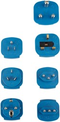 Adaptateur de voyage Brennenstuhl mondial 150 pays avec terre noir