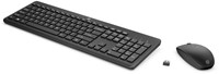 Clavier + Souris HP 235 sans fil QWERTY noir