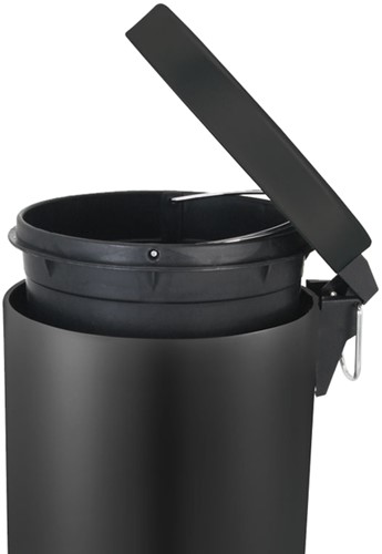 Poubelle à pédale Vepa Bins 12L noir-2