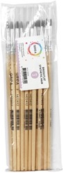 Pinceau Qrea poil synthétique n° 2 largeur 4,3mm