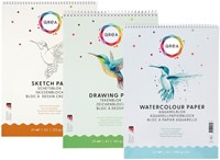 Bloc aquarelle Qrea A3 20 feuilles 200g spirale-2