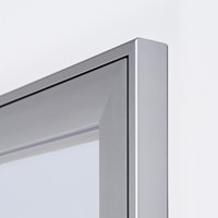 Vitrine d'affichage Quantore Luxe 8x A4 argent-2