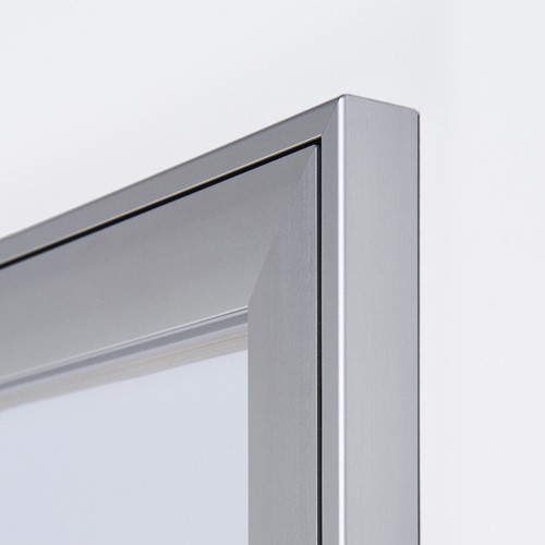 Vitrine d'affichage Quantore Luxe 4x A4 argent-2