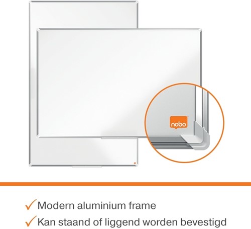 Tableau blanc Nobo premium Plus 100x150cm acier-1
