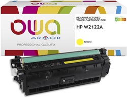 Cartouche toner OWA alternative pour HP W2122A jaune