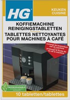Tablettes nettoyantes HG pour machines à café 10 pièces