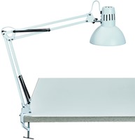 Lampe de bureau MAULstudy pince sans LED E27 blanc-3