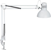 Lampe de bureau MAULstudy pince sans LED E27 blanc-2