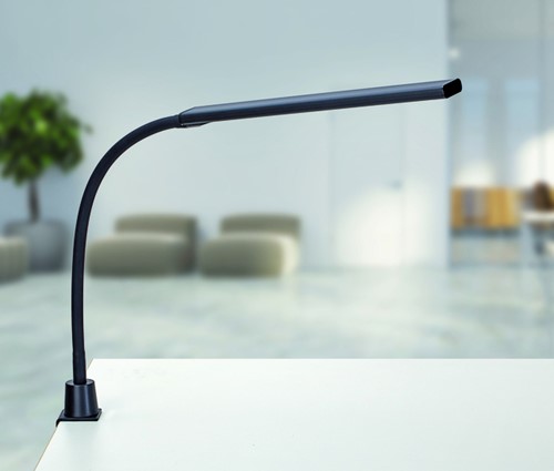 Lampe de bureau MAULpirro LED réglable pince noir-3