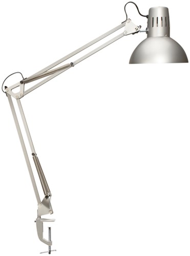 Lampe de bureau MAULstudy pince sans LED E27 argent